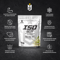 ISO PRO Whey Protein Isolado Torta de Limão 1kg - Soldiers Nutrition