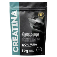 Creatina Monohidratada 1Kg - 100% Pura Importada - Soldiers Nutrition