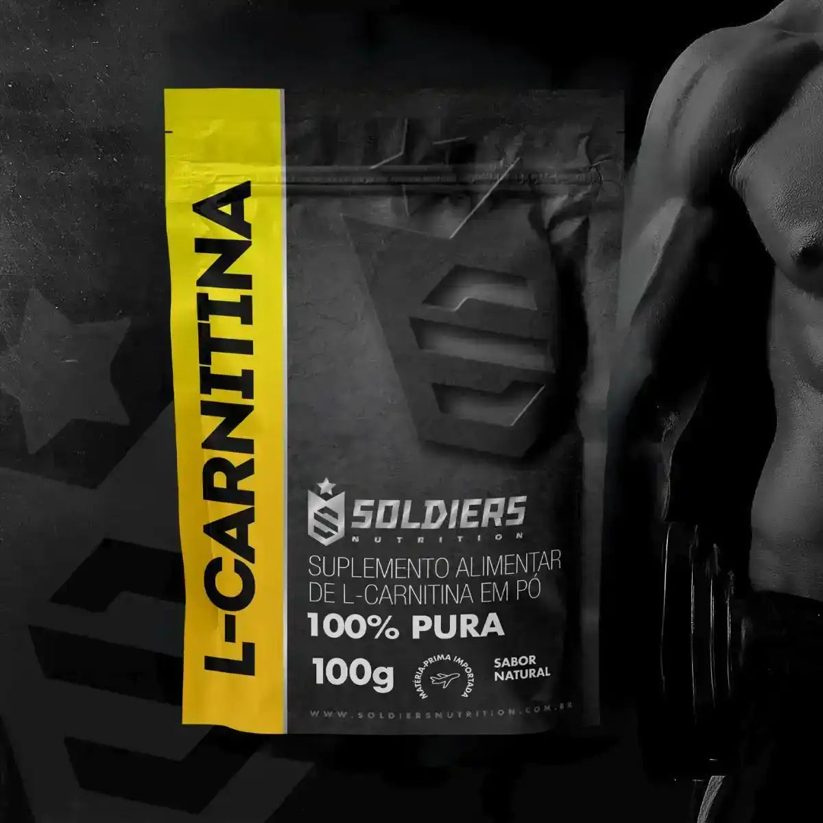 L - Carnitina 100% Pura - 100g