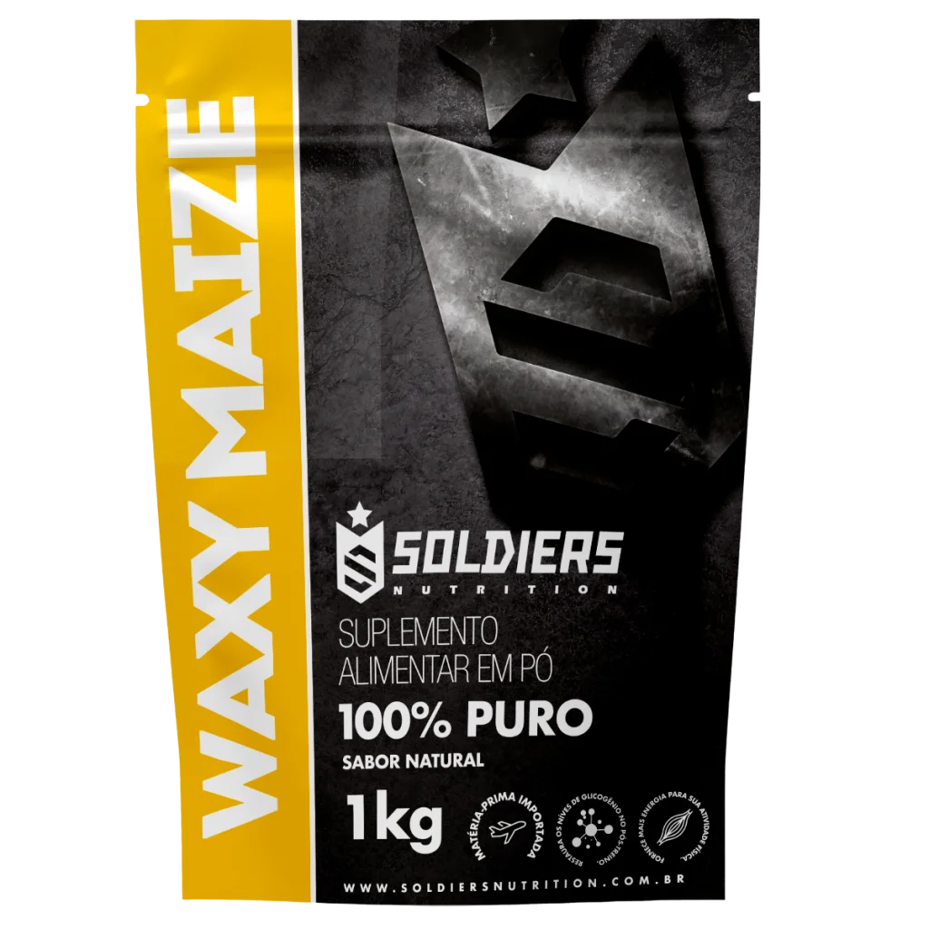 Waxy Maize 1Kg - 100% Puro Importado - Soldiers Nutrition