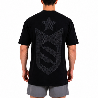 Camiseta Oversized SN Grey  Emblem