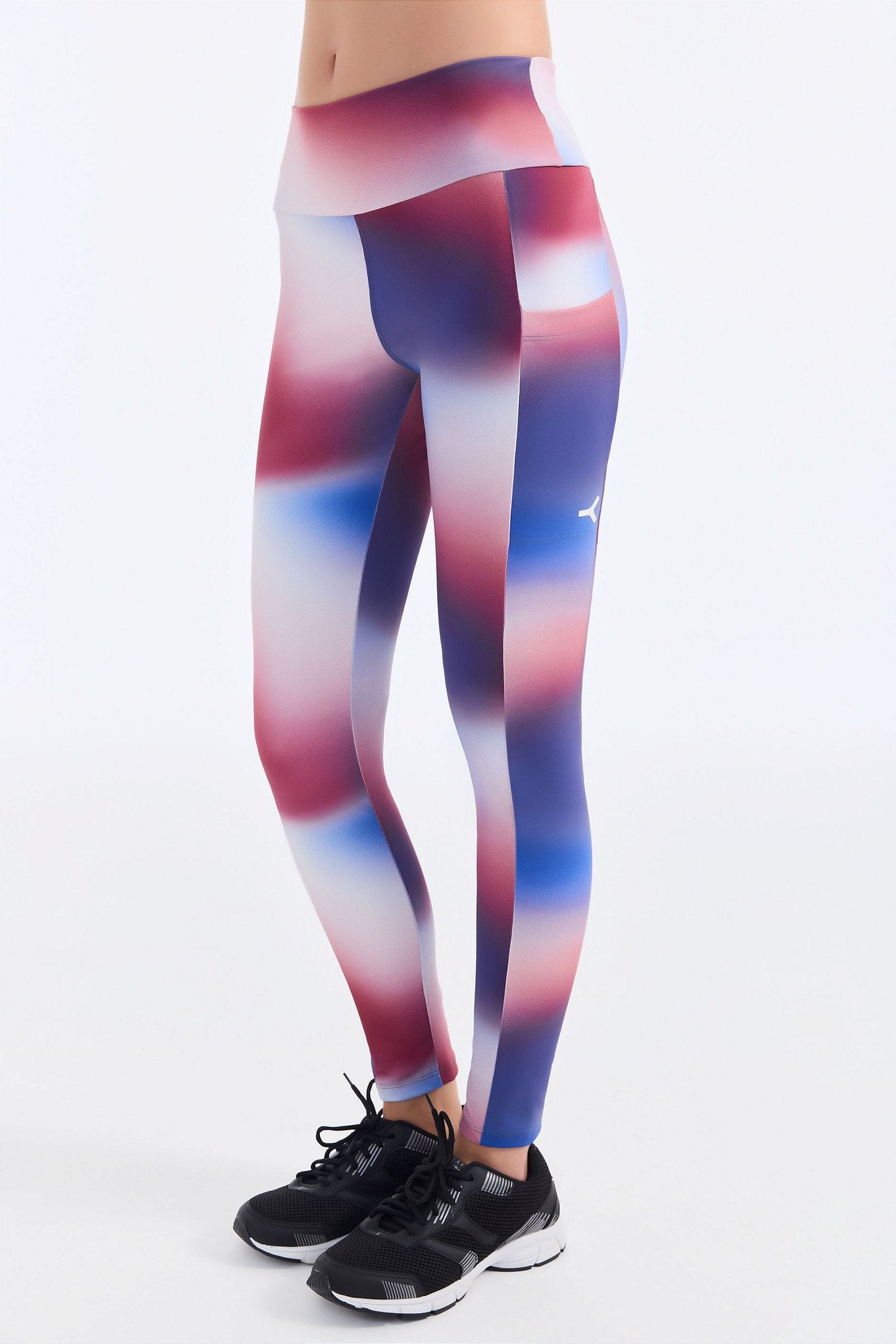Calça Legging Recortes Estampa