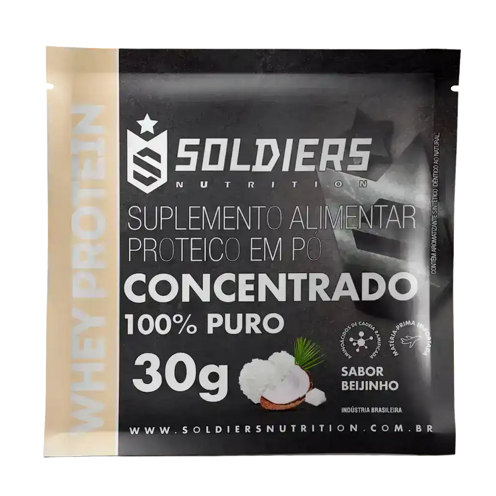 Whey Protein Sachê 30g - Soldiers Nutrition