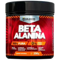 Beta Alanina 250g - 100% Puro Importado - Soldiers Nutrition