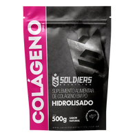 Colágeno Hidrolisado 500g - 100% Pura Importado - Soldiers Nutrition