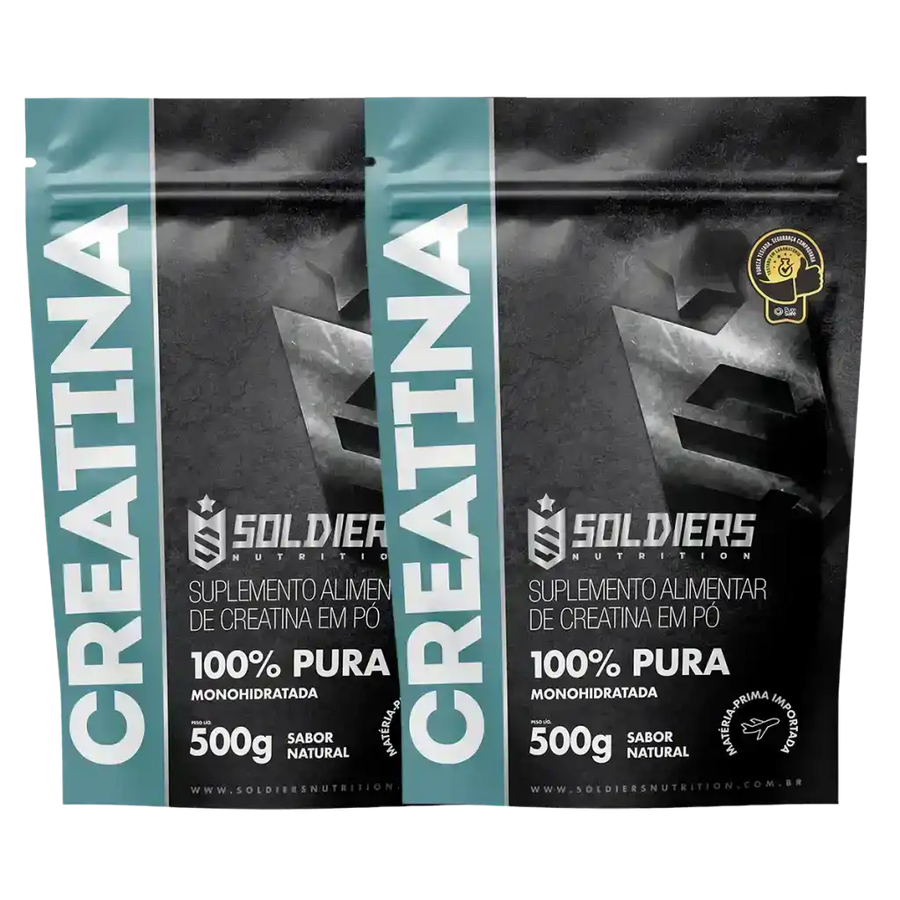 Kit Creatina Monohidratada 500g - 2un