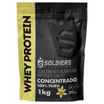 Whey Protein Concentrado 60% 1kg - Soldiers Nutrition