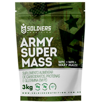 Hipercalórico Army Super Mass - 3Kg - Soldiers Nutrition
