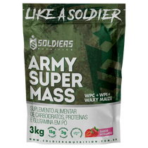 Hipercalórico Army Super Mass - 3Kg - Soldiers Nutrition