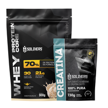 Kit Whey Core 900g + Creatina 150g