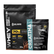 Kit Whey Core 900g + Creatina 150g