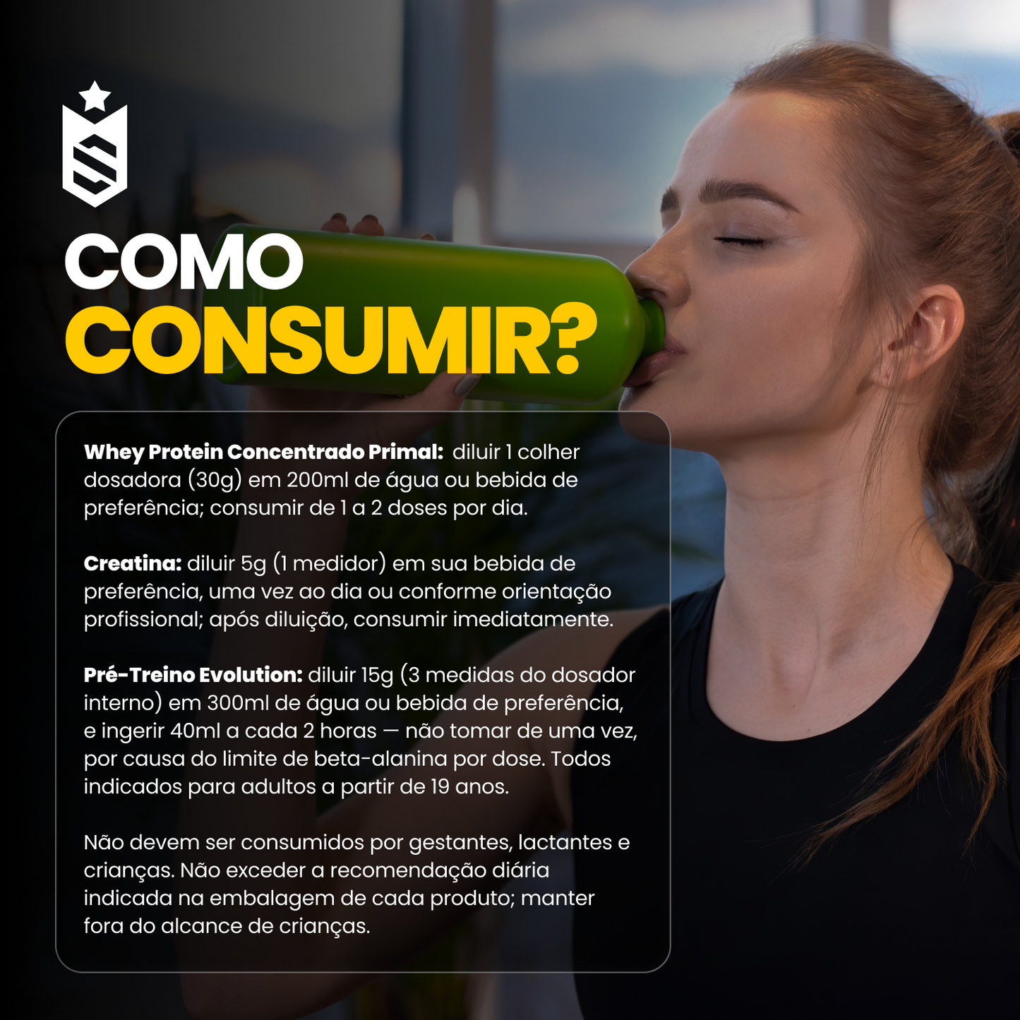 Kit Whey Primal 1Kg + Creatina 300g + Pré Treino Evolution 300g
