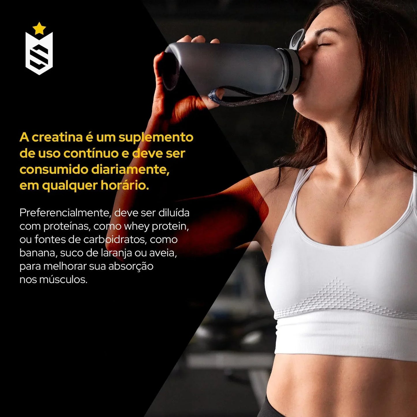 Creatina Monohidratada 300g - 100% Pura Importada - Soldiers Nutrition