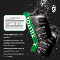Xylitol 1Kg - 100% Puro - Soldiers Nutrition