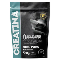 Creatina Monohidratada 500g - 100% Pura Importada - Soldiers Nutrition