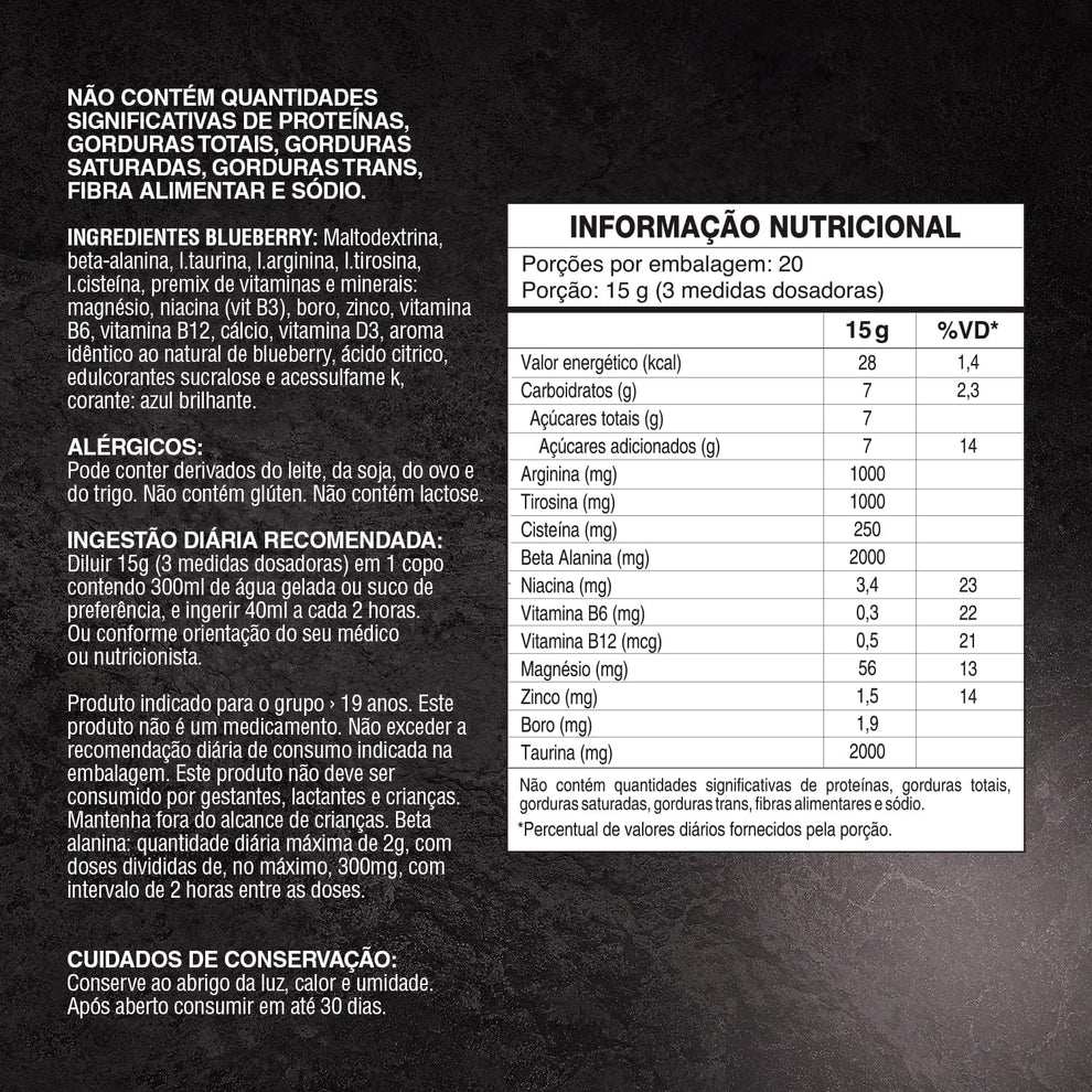 Pré-Treino Sixt Army Nigth 300g - Soldiers Nutrition