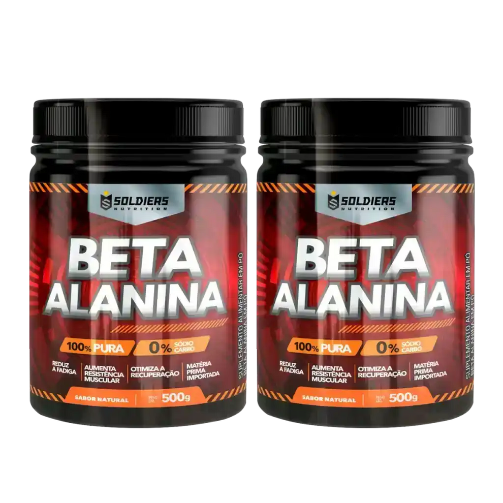 Beta Alanina 1kg - 100% Pura Importada - Soldiers Nutrition
