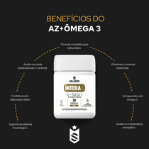 Multivitamínico AZ + Ômega 3 - 30 Caps - Íntera Daily