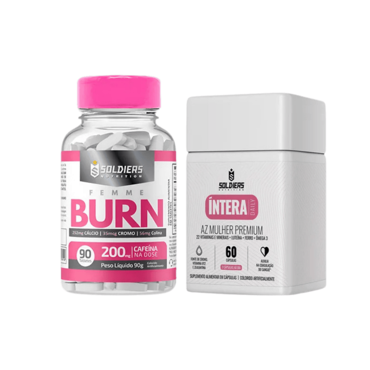 Kit: AZ Mulher + Femme Burn - Soldiers Nutrition
