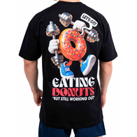 Camiseta Oversized Eating Donuts Preto - Soldiers Nutrition