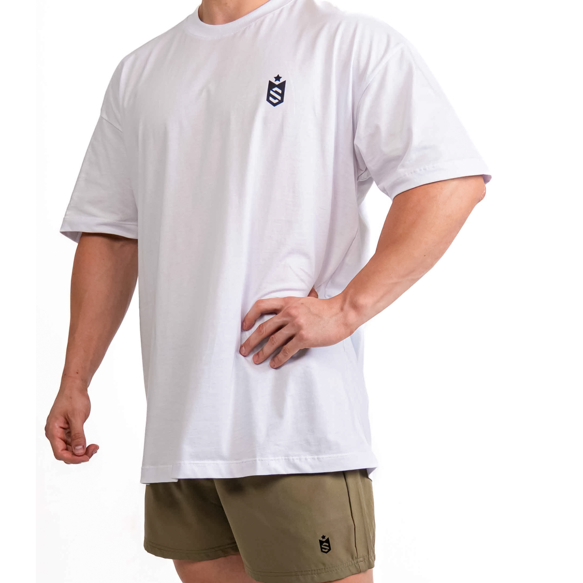 Camiseta Oversized Graphic Legacy Branco - Soldiers Nutrition