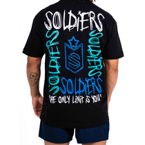 Camiseta Oversized Graphic Urban Preto - Soldiers Nutrition