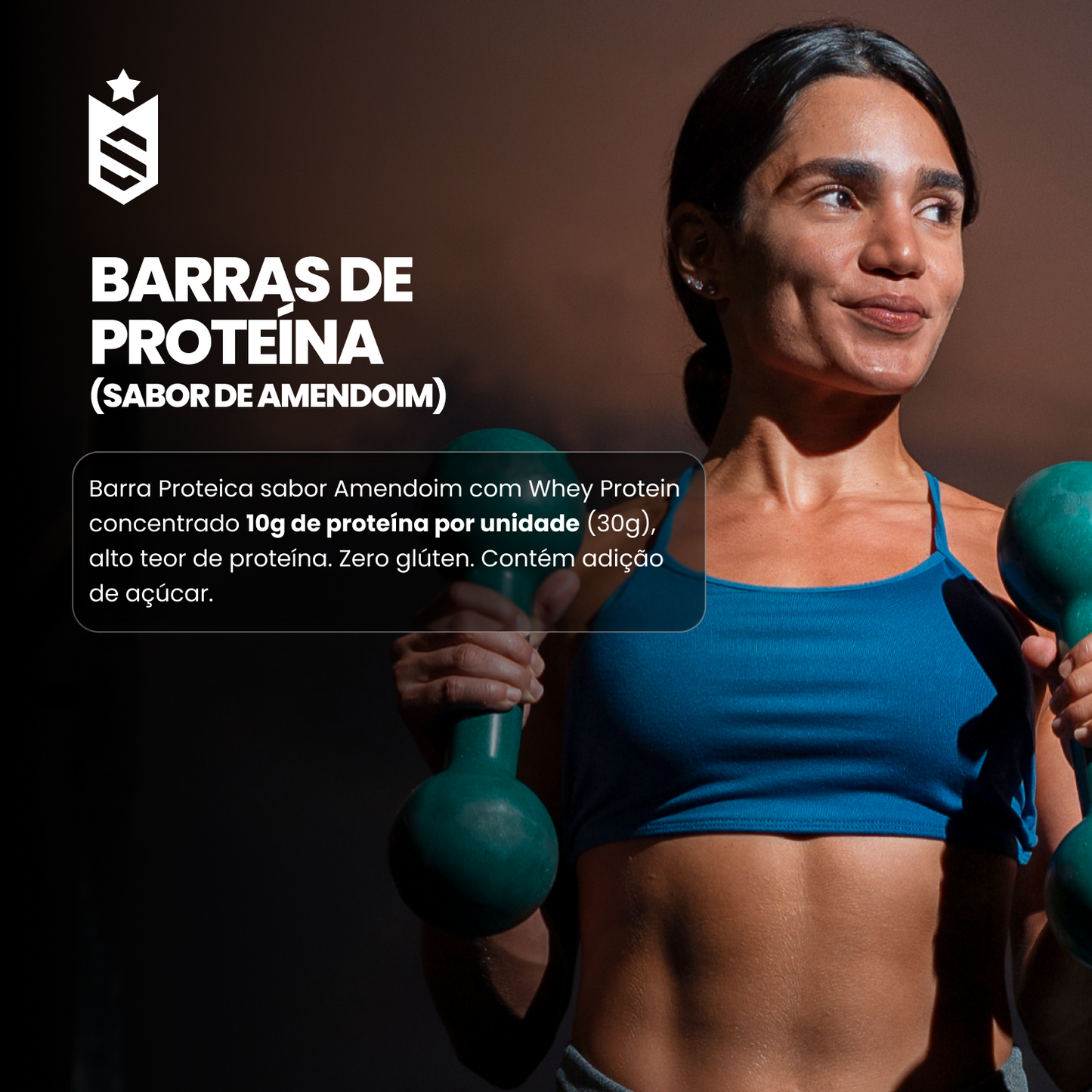 Barra de Proteína 30g - Elite bar Amendoim Kit c/06un