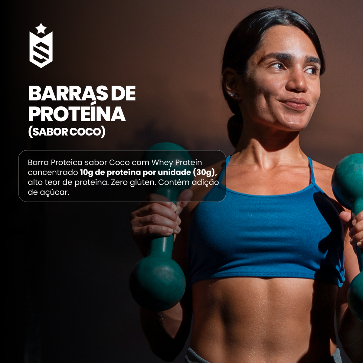 Barras de Proteína 30g - Elite Bar Coco Display c/12un