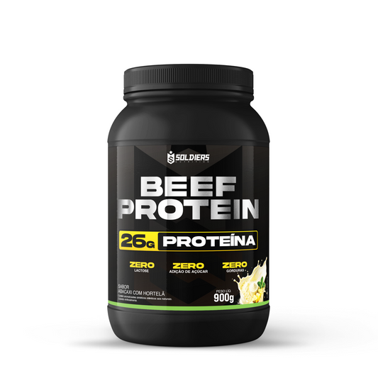 Beef Protein Suplemento Alimentar de Proteínas em Pó 900g 30 Doses - Soldiers Nutrition