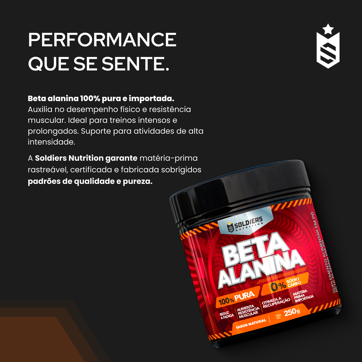 Beta Alanina 100% Pura - 250g