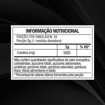 Creatina Monohidratada 100% Pura - 250g
