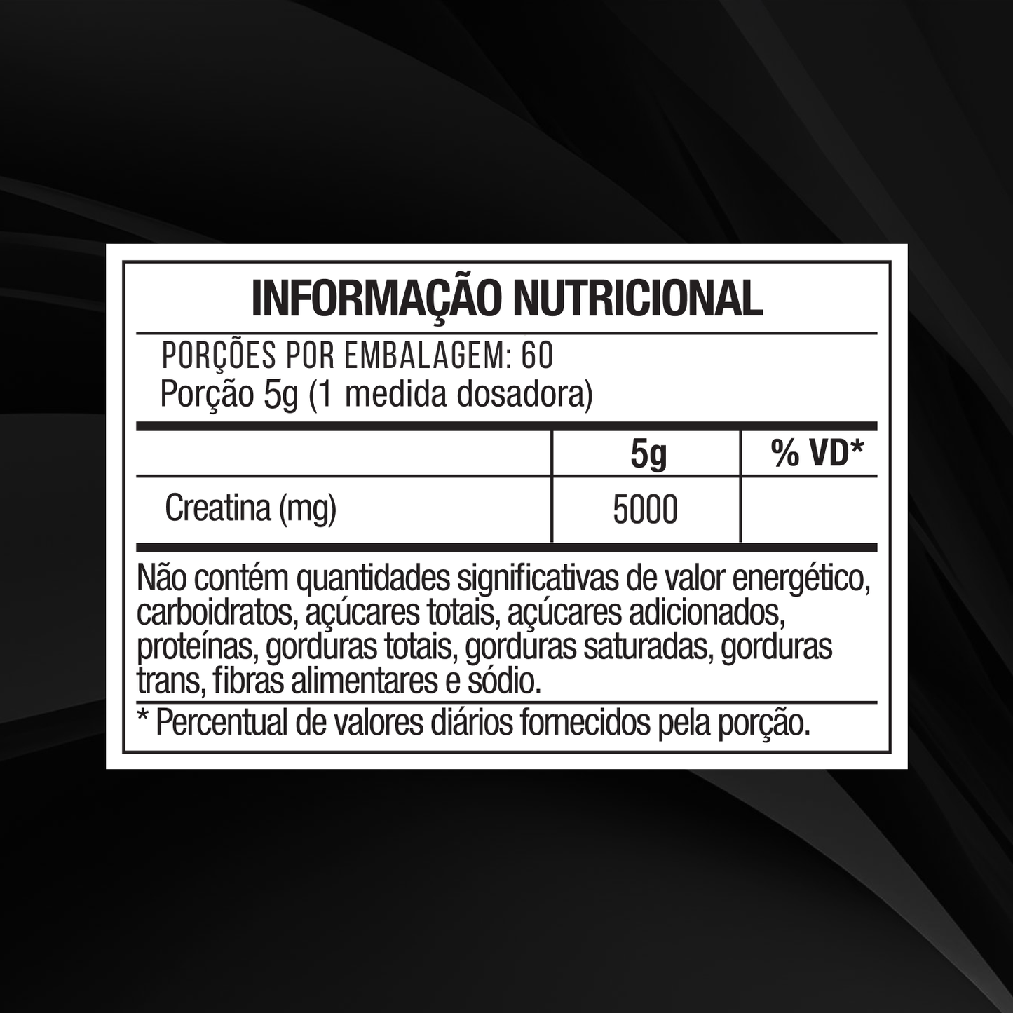 Creatina Monohidratada 100% Pura - 300g