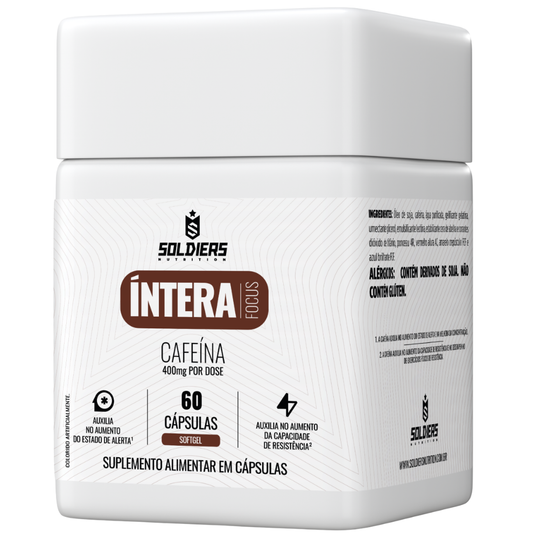 Cafeína 400g 60 Cáps - Íntera Focus