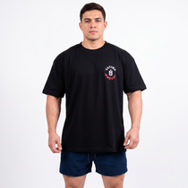 Camiseta Oversized Eating Donuts
