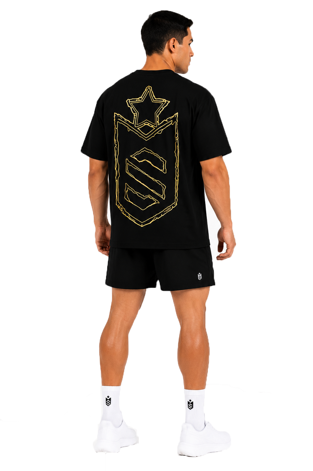 Camiseta Oversized Golden Emblem