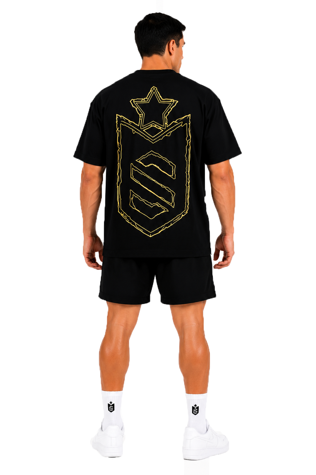 Camiseta Oversized Golden Emblem