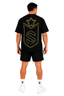 Camiseta Oversized Golden Emblem