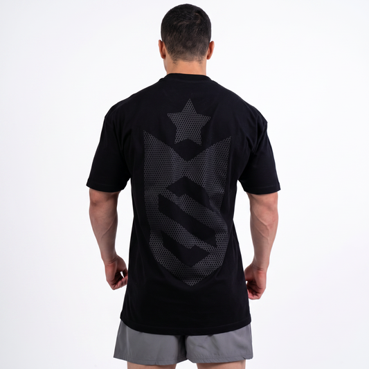 Camiseta Oversized SN Grey  Emblem