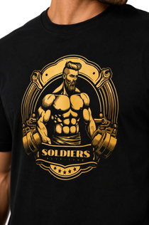 Camiseta Casual Soldado Forte