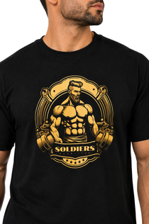Camiseta Casual Soldado Forte