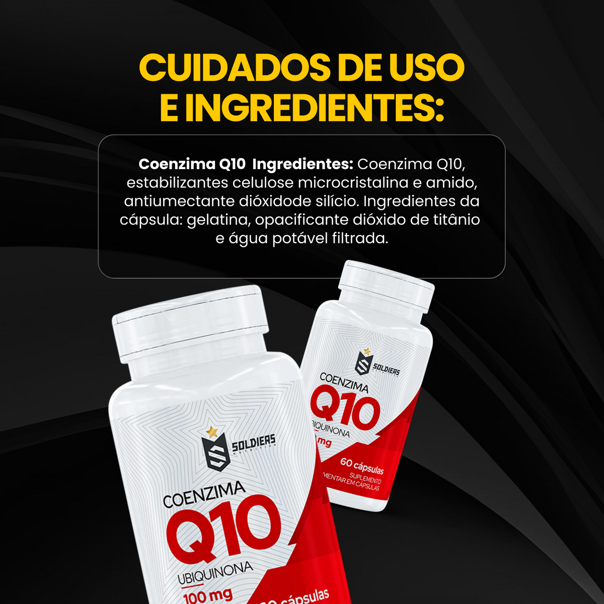 Coenzima Q10 100mg - 60 Cáps