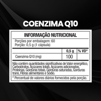 Coenzima Q10 100mg - 60 Cáps