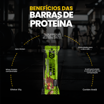 Barras de Proteína 30g - Elite Bar Chocolate com Avelã Display c/12un