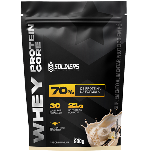 Whey Core 70% de Proteína Concentrada - 900g