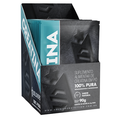 Creatina Monohidratada 30 Sachê De 5g - Soldiers Nutrition