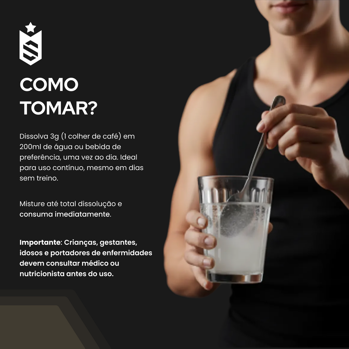 Creatina Creapure 270g - 100% Importada - Soldiers Nutrition