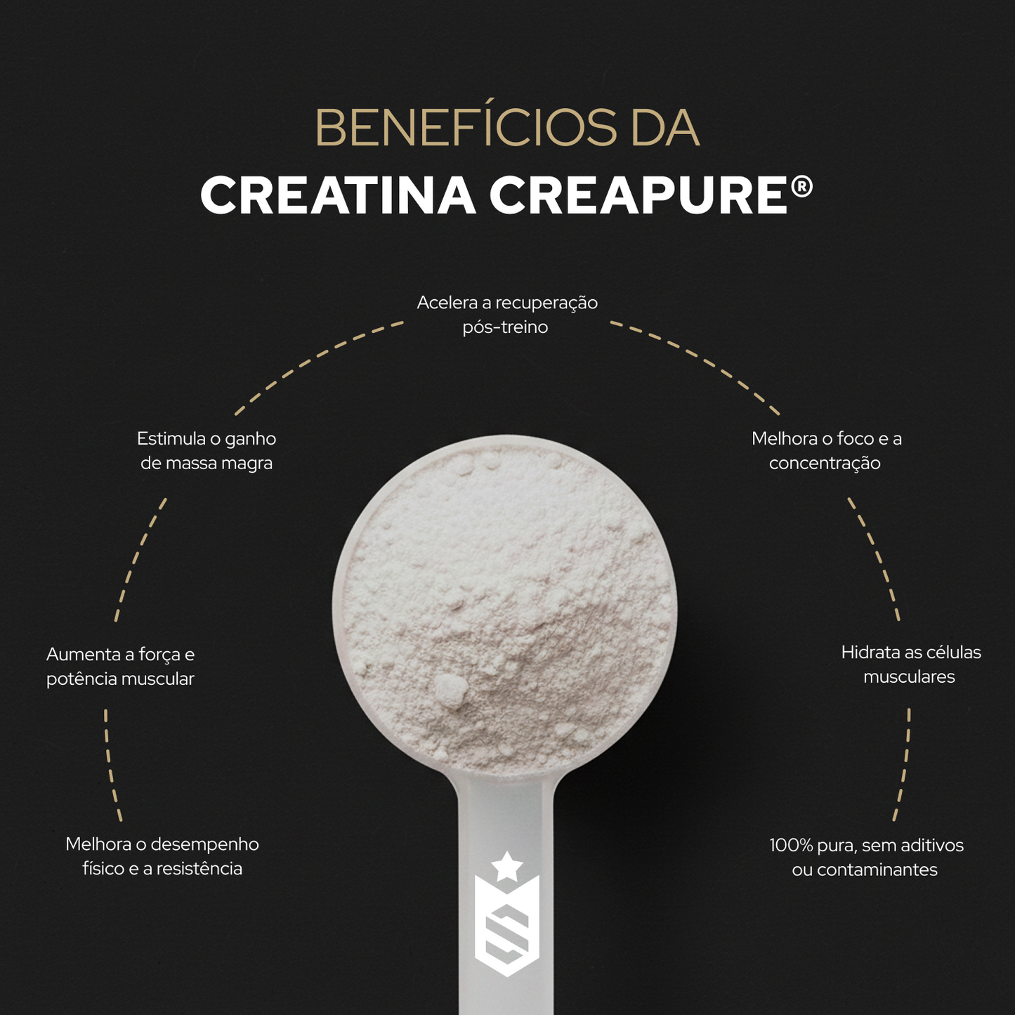 Creatina Creapure 270g - 100% Importada - Soldiers Nutrition