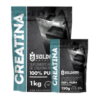 Creatina Monohidratada 1kg + Creatina Monohidratada 150g