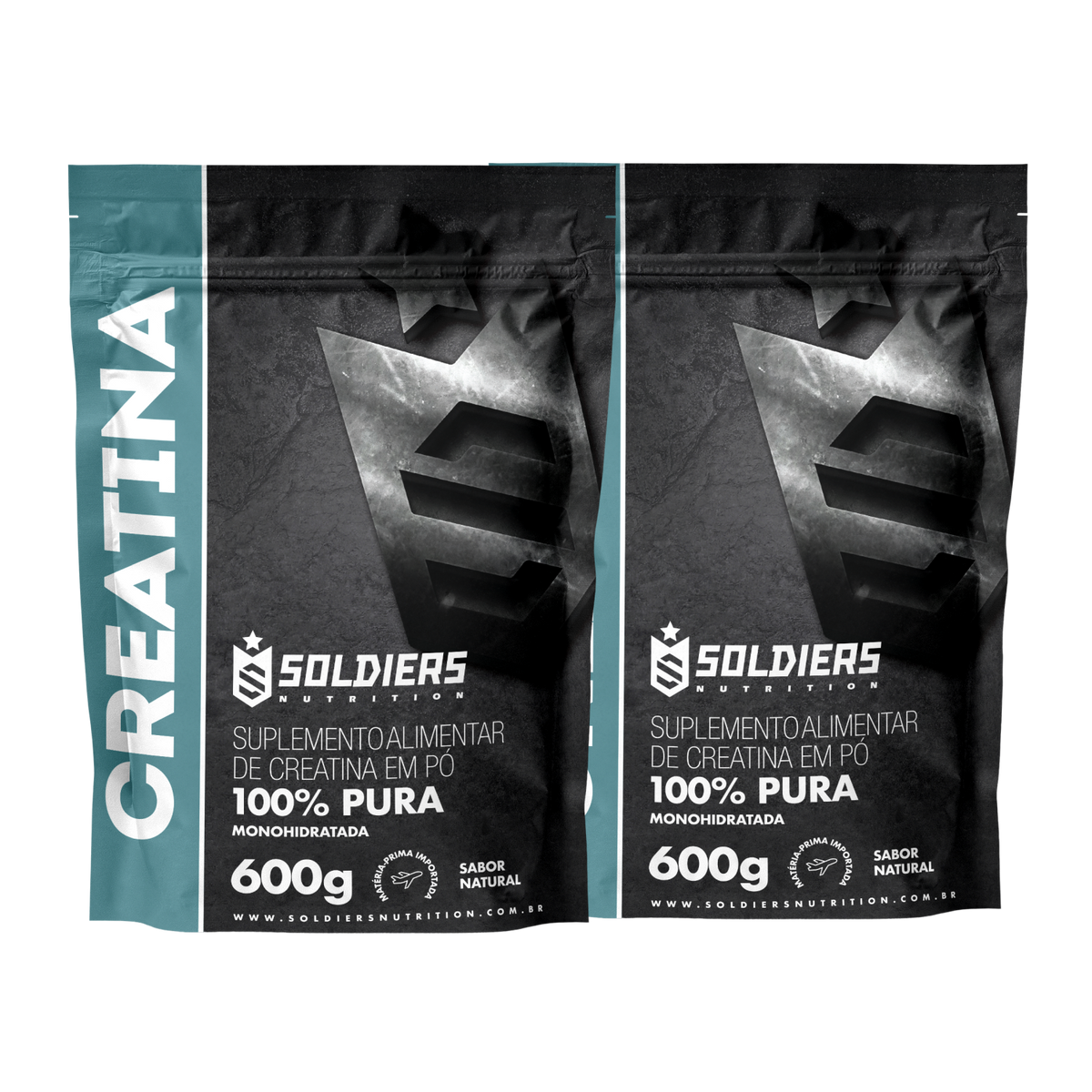 Creatina Monohidratada 100% Pura - 1,2Kg
