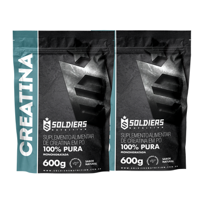 Creatina Monohidratada 100% Pura - 1,2Kg